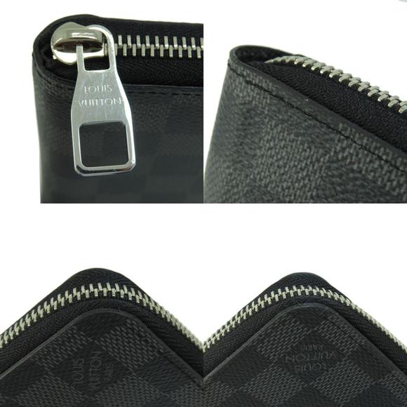 Louis Vuitton Zippy Wallet Vertical Damier Graphite Long Wallet Damier Canvas - Picture 7 of 8